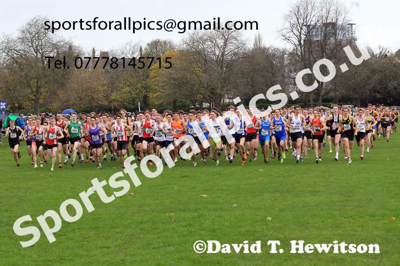 Junior Men, 2022 British Athletics Cross Challenge, Sefton Park, Liverpool.  Photo: David T. Hewitson/Sports for All Pics